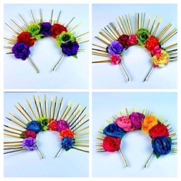 Handmade Catrina Day of the dead headbands main image 11